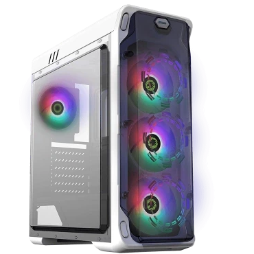 قاب کیس CASE GAMEMAX STARLIGHT FRGB WHITE