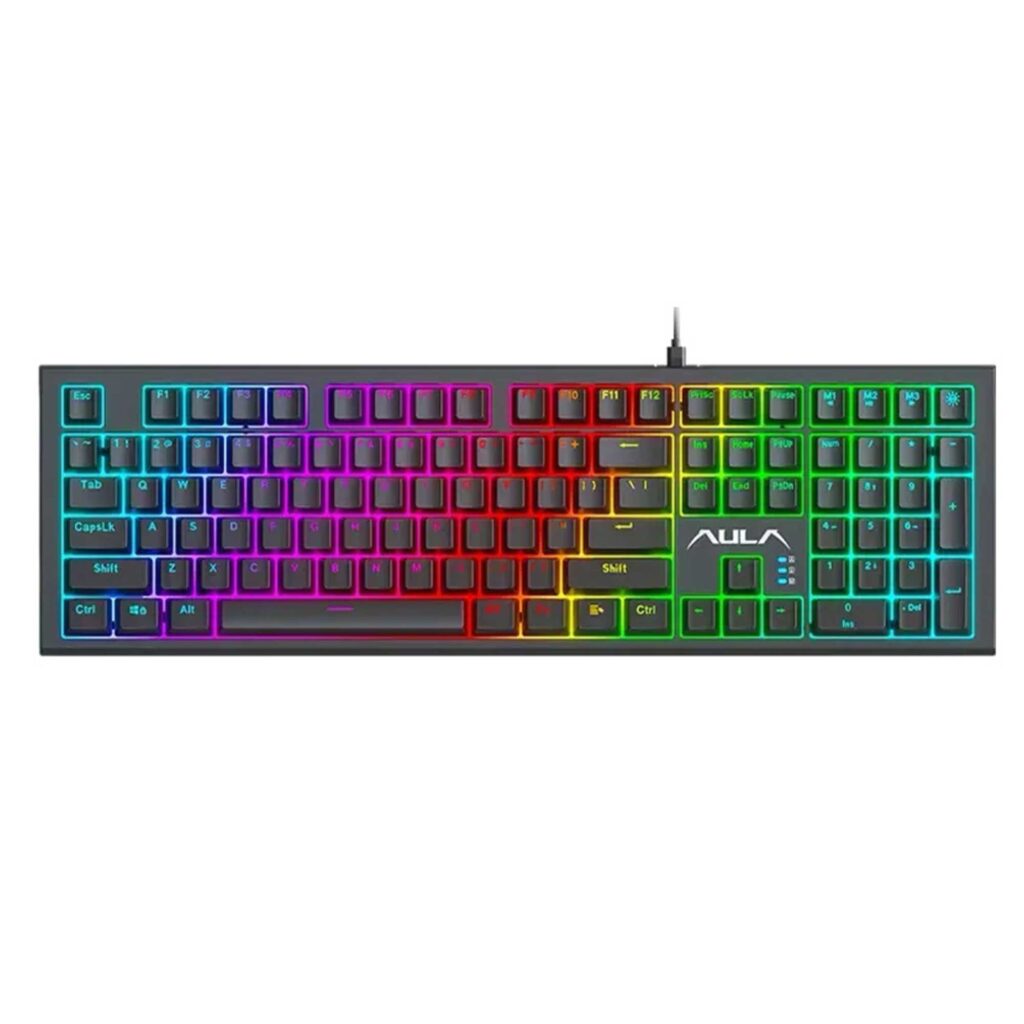 کیبورد مخصوص بازی آئولا مدل F3032 ا AULA F3032 RGB Gaming Keyboard