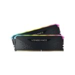 رم کامپیوتر DDR4 دو کاناله 3200 مگاهرتز CL16 کورسیر مدل VENGEANCE RGB RS ظرفیت (2×8)16 گیگابایت