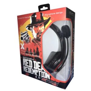 هدست گیمینگ X-series طرح Red dead Redemption II X32